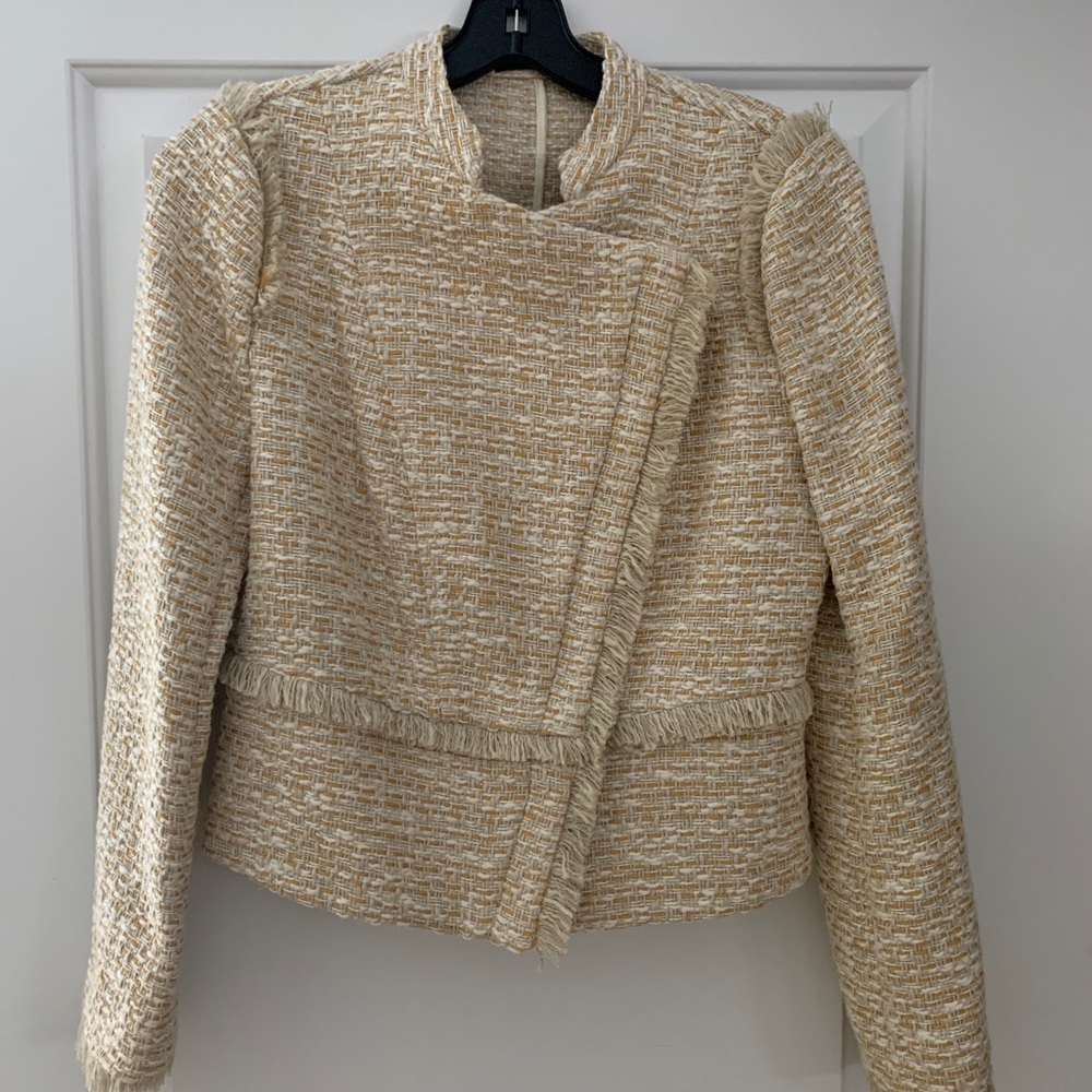 Intermix tweed cropped blazer